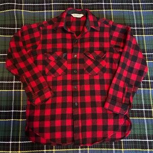 Vintage LL Bean Buffalo Plaid Flannel